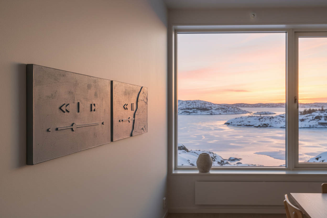 Press Play/Pause Unfinished X2 - 50x100cm