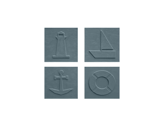 4x Marine - 40x40cm