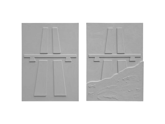 Autobahn/Unfinished X2 - 50x70cm