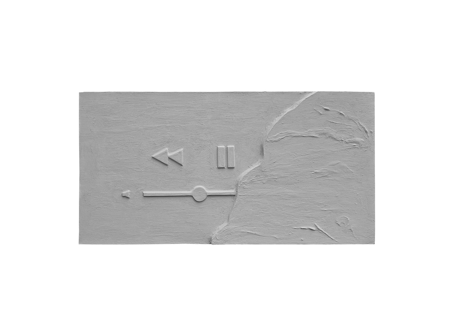 Press Pause Unfinished - 50x100cm