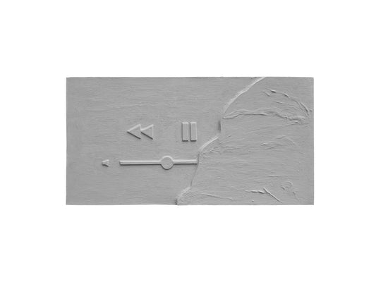 Press Pause Unfinished - 50x100cm