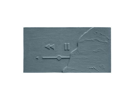 Press Pause Unfinished - 50x100cm